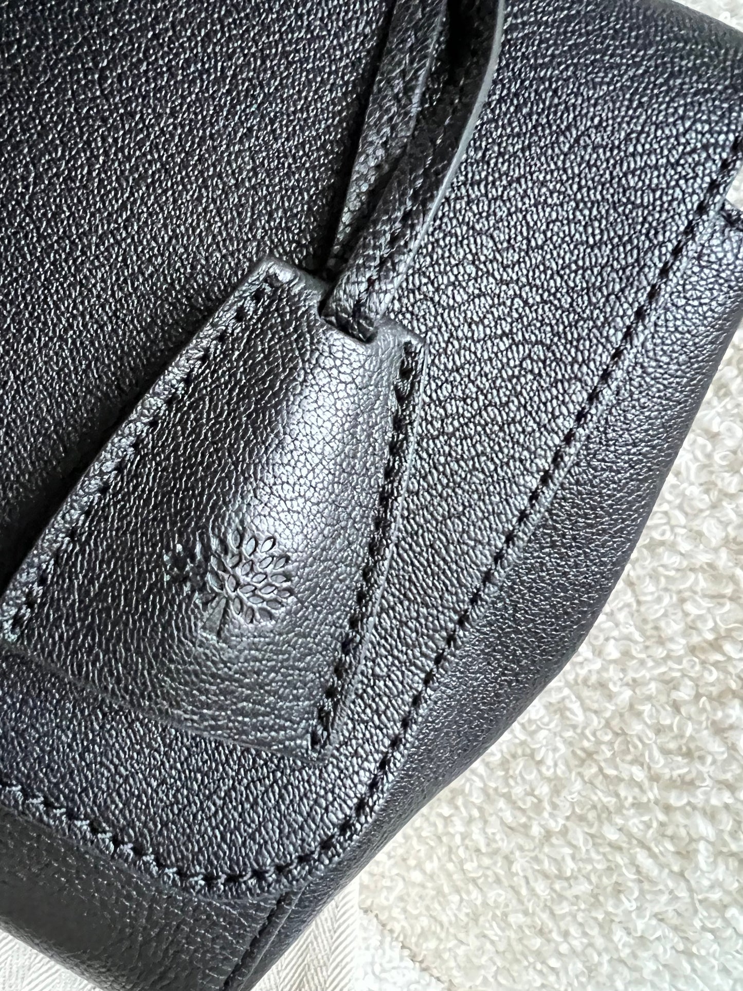 Mulberry Black Medium Lily with Gold Hardware (RRP £1195)