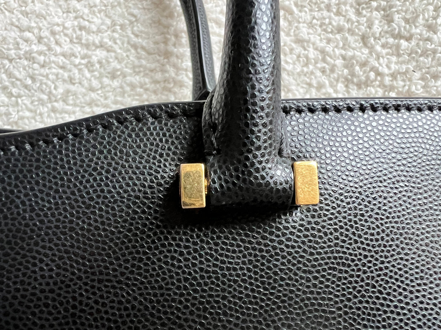 Yves Saint Laurent (YSL) Small Black Uptown Tote Shoulder Bag (RRP £1650)