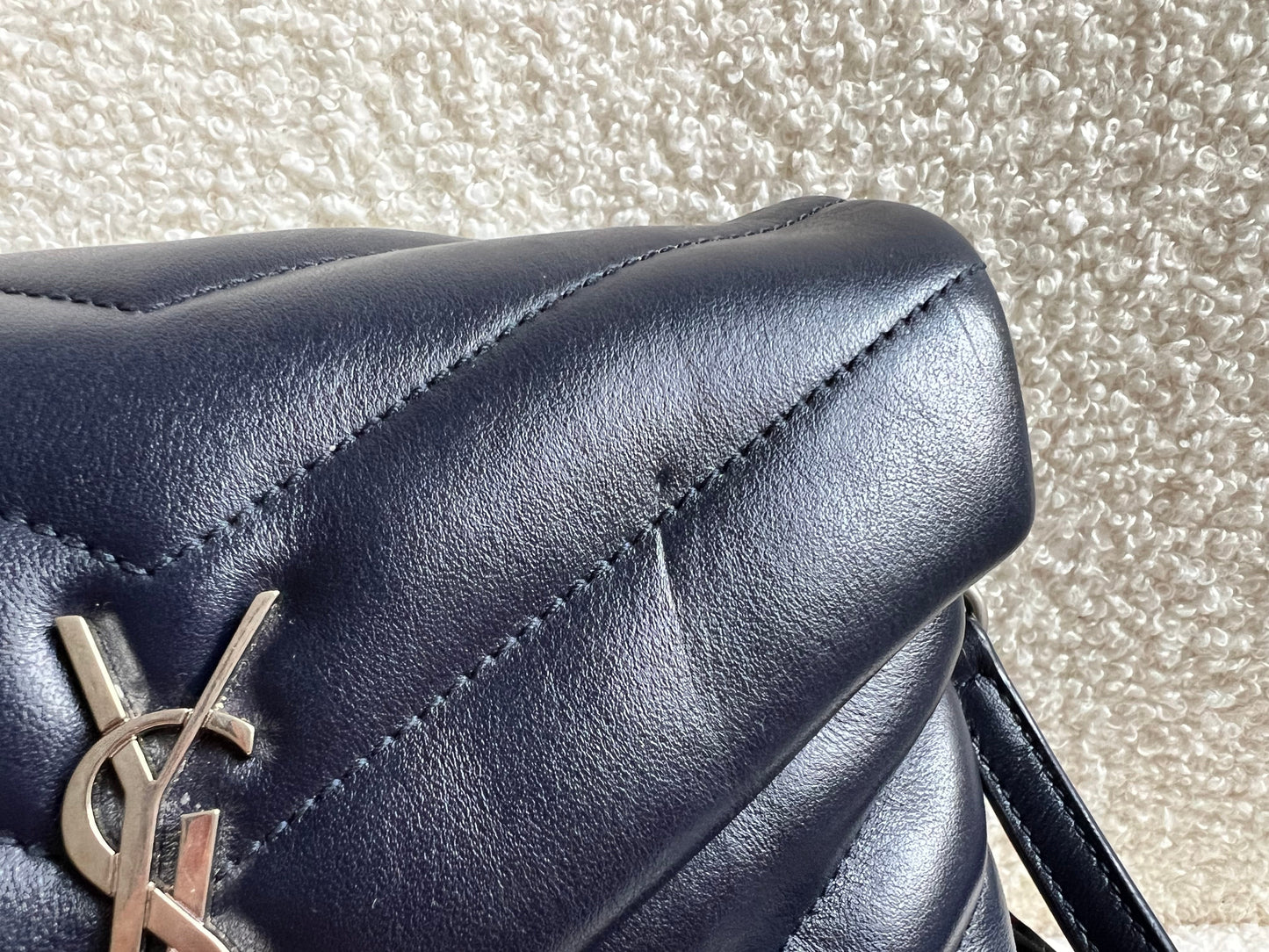 Yves Saint Laurent (YSL) Navy Blue Toy Lou Lou (RRP £1350)