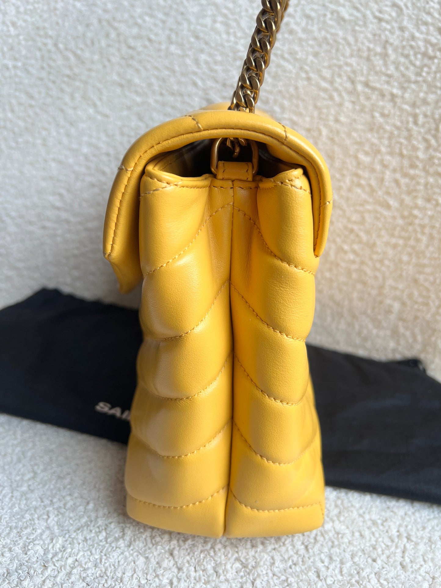 Yves Saint Laurent (YSL) Yellow Small Lou Lou (RRP £1,900)