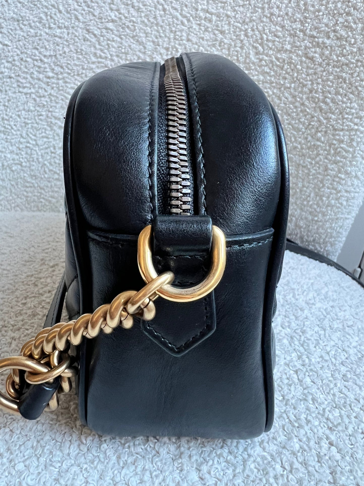 Gucci GG Black Marmont Small Shoulder Bag (RRP £1440)