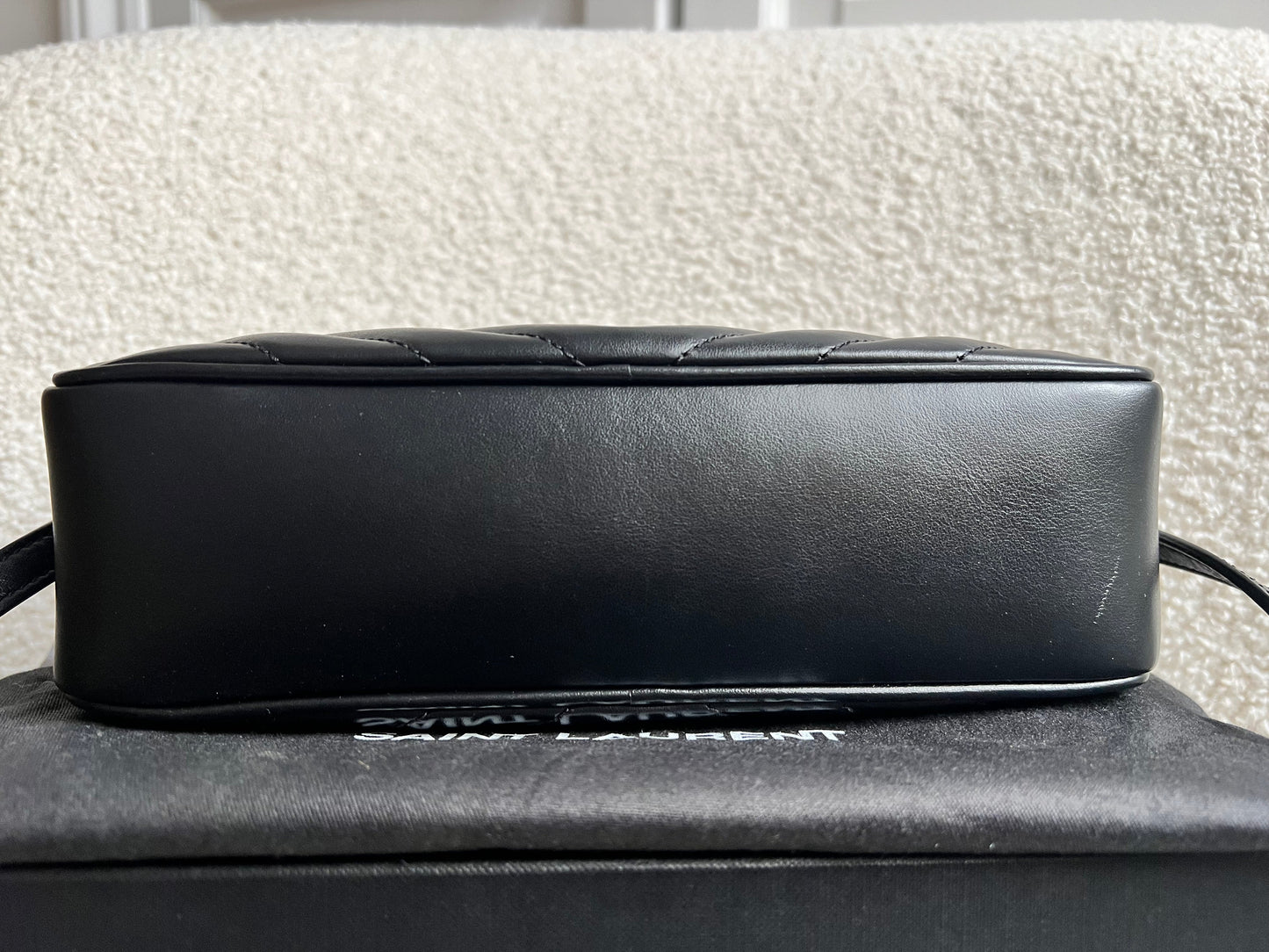 Yves Saint Laurent (YSL) Black Lou Camera Bag (RRP £1,350)