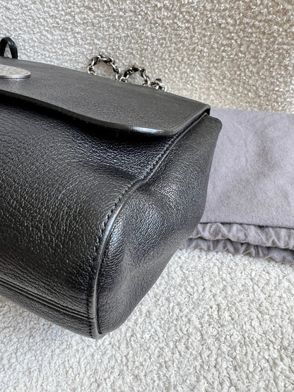 Mulberry Black Medium Lily with Silver Hardware (RRP £1095)