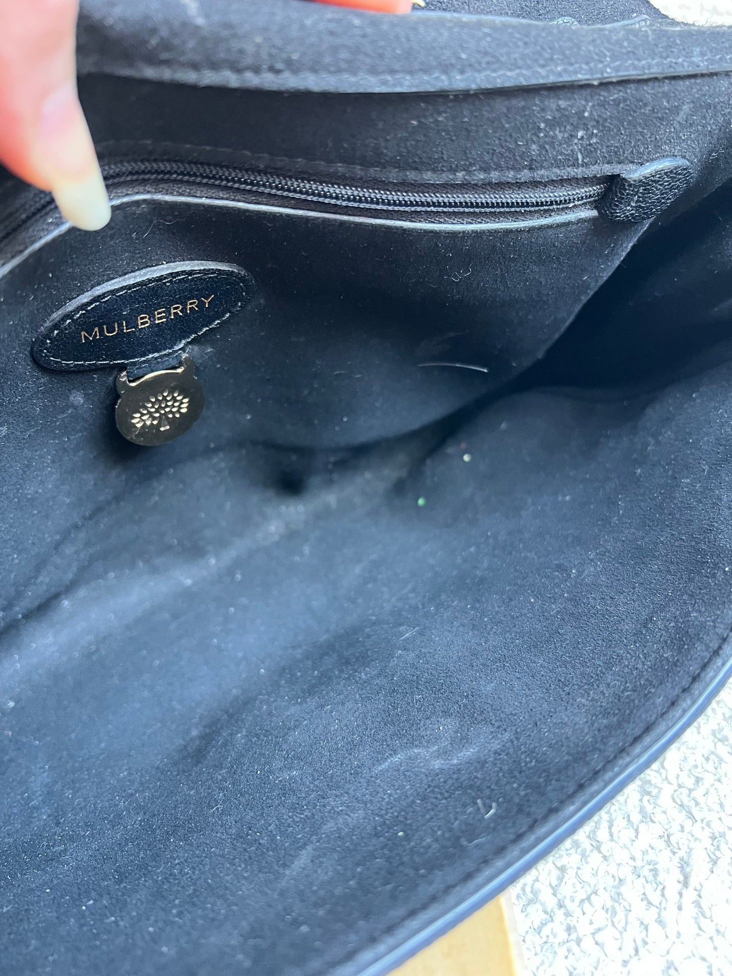Mulberry Black Medium Lily with Silver Hardware (RRP £1095)