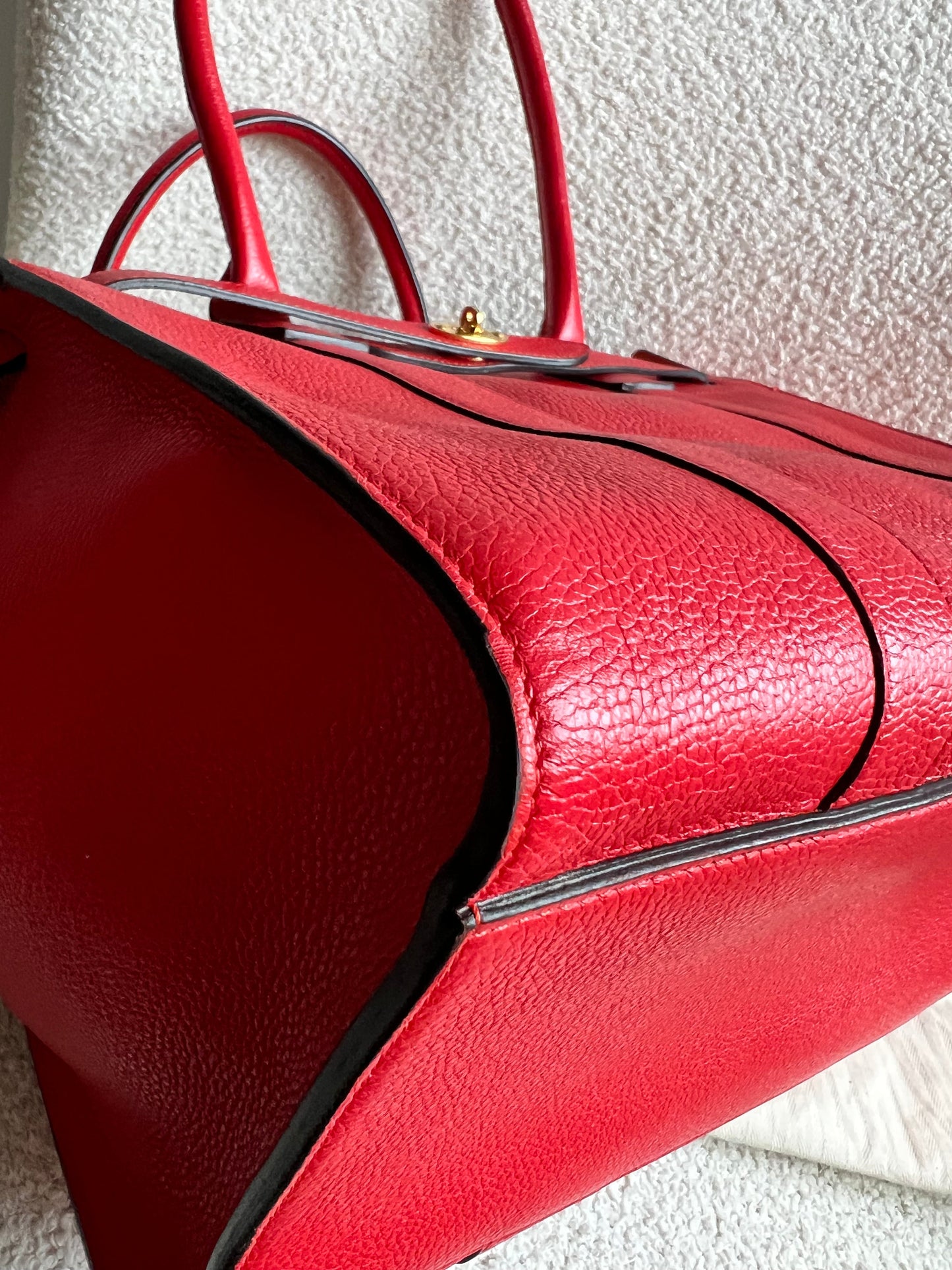 Mulberry Fiery Red Zipped Bayswater (RRP £1,350)