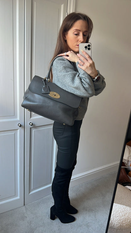 Mulberry Grey Medium Del Rey (RRP £1100)