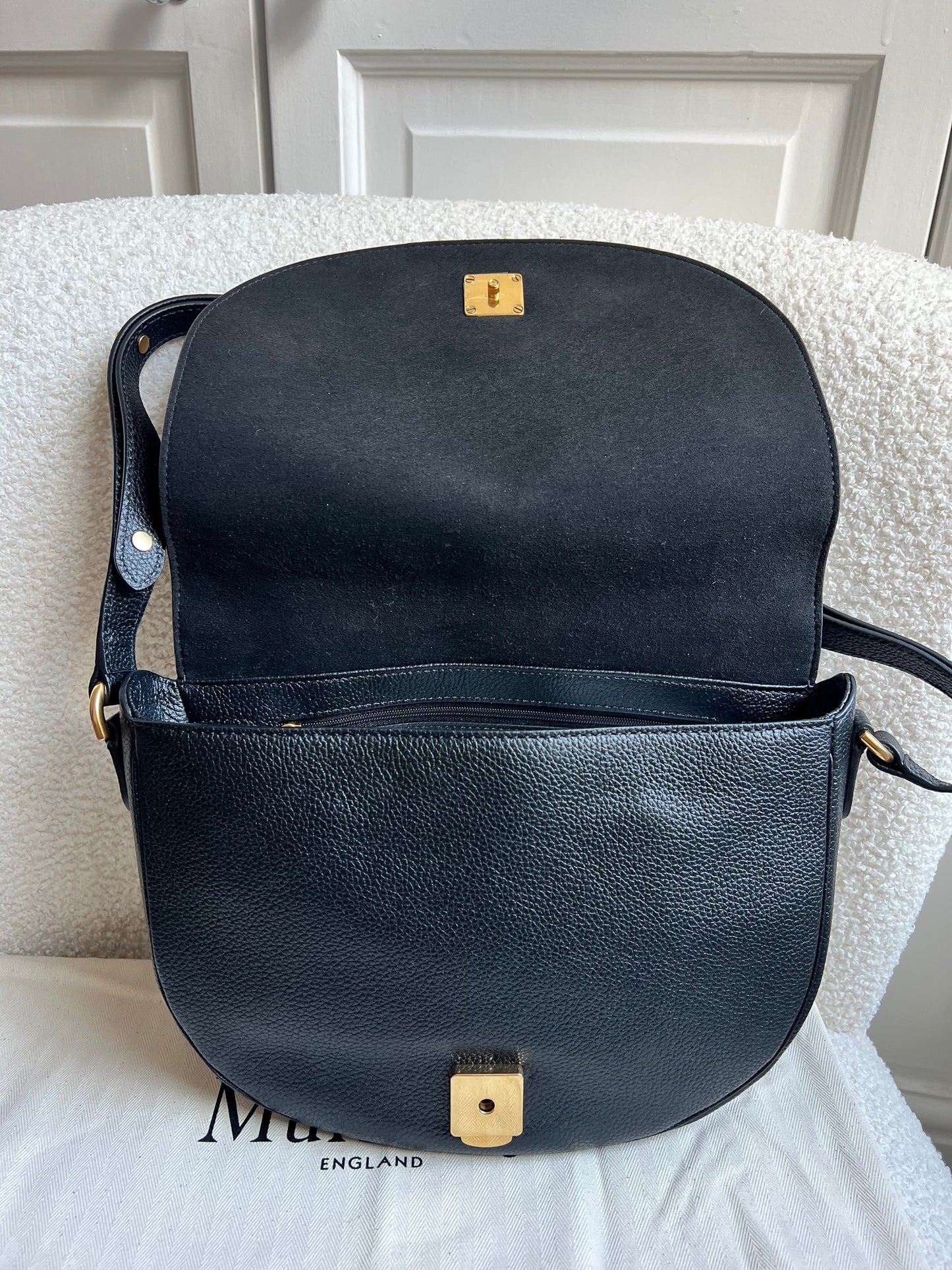 Mulberry Black Tessie Satchel (RRP £650)