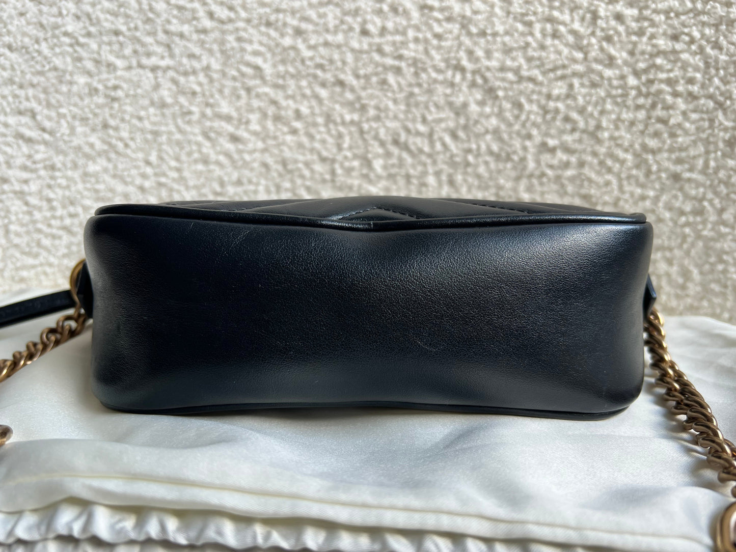 Gucci GG Black Marmont Mini Shoulder Bag (RRP £1,360)