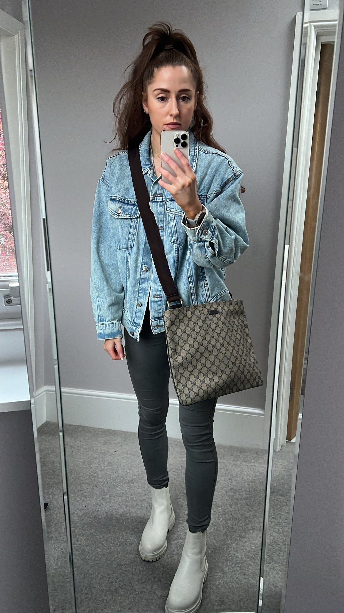 Gucci GG Canvas Messenger Bag