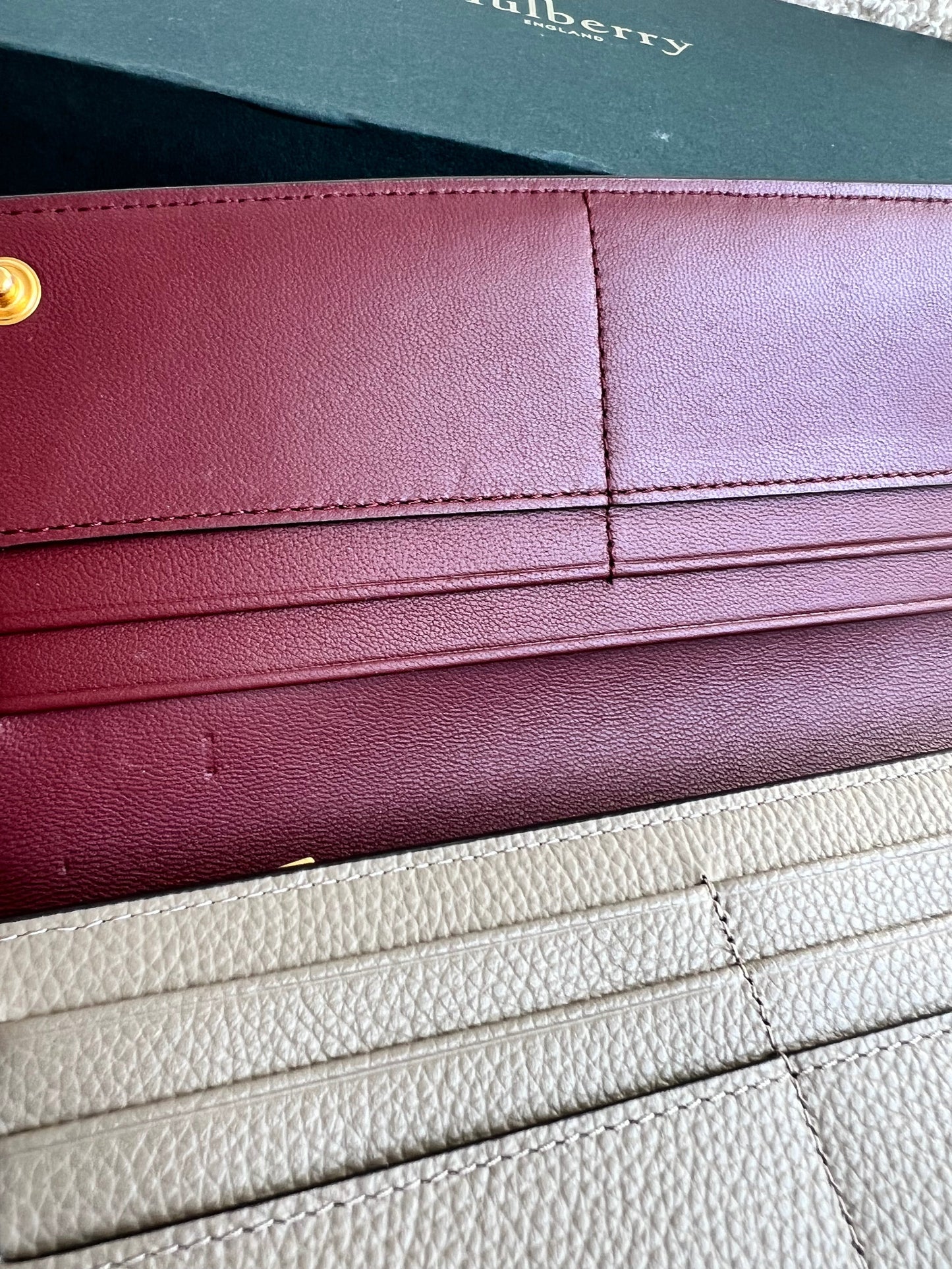 Mulberry Clay Continental Wallet (RRP £375)