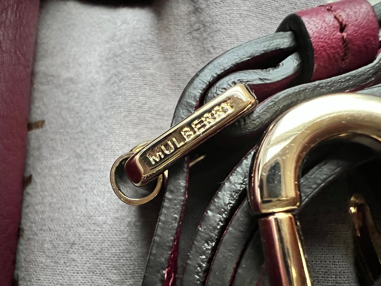 Mulberry Oversized Berry Woven Trim Alexa (RRP £1100)