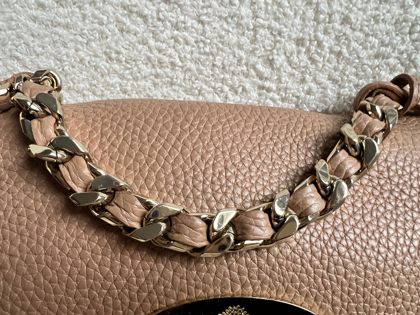 Mulberry Light Salmon Regular Top Handle Lily (RRP £1095)