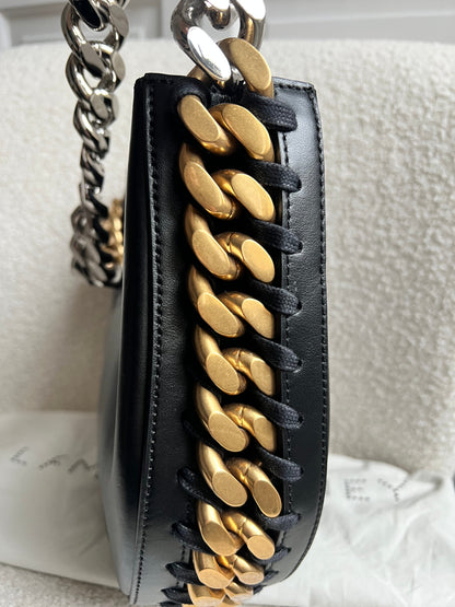 Stella McCartney Frayme Black Faux Leather Bag (RRP £1490)