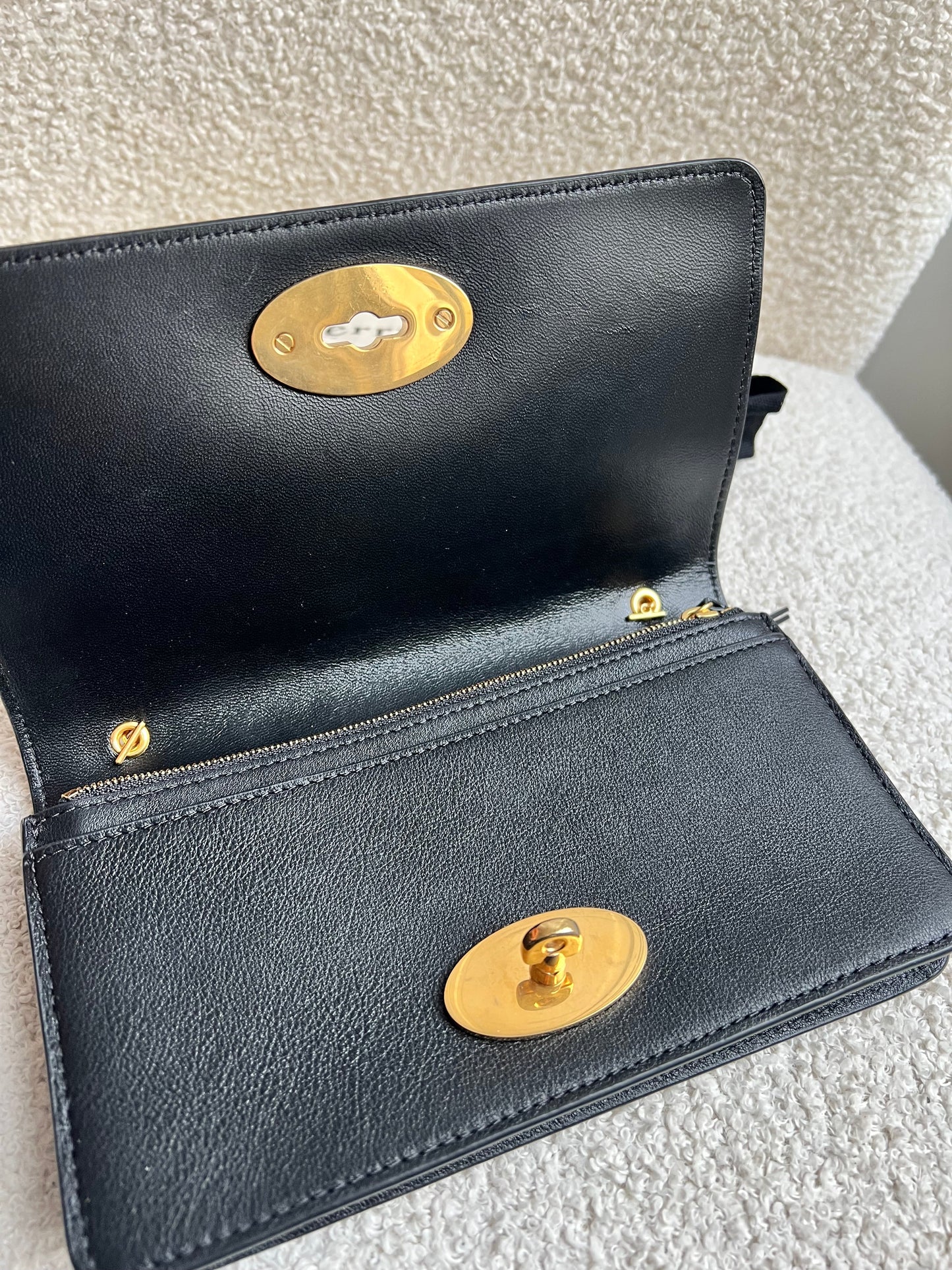 Mulberry Black Bayswater Clutch (RRP £495)