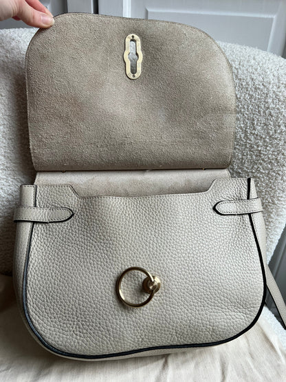 Mulberry Chalk Soft Amberley Satchel (RRP £1,195)