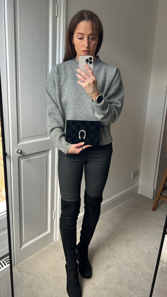 Gucci Black Velvet Dionysus Mini Chain Bag
