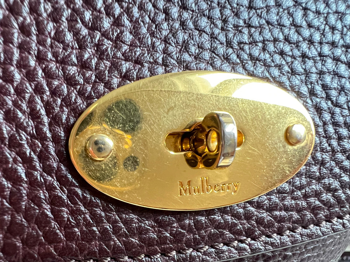 Mulberry Oxblood Mini Bayswater Backpack (RRP £695)