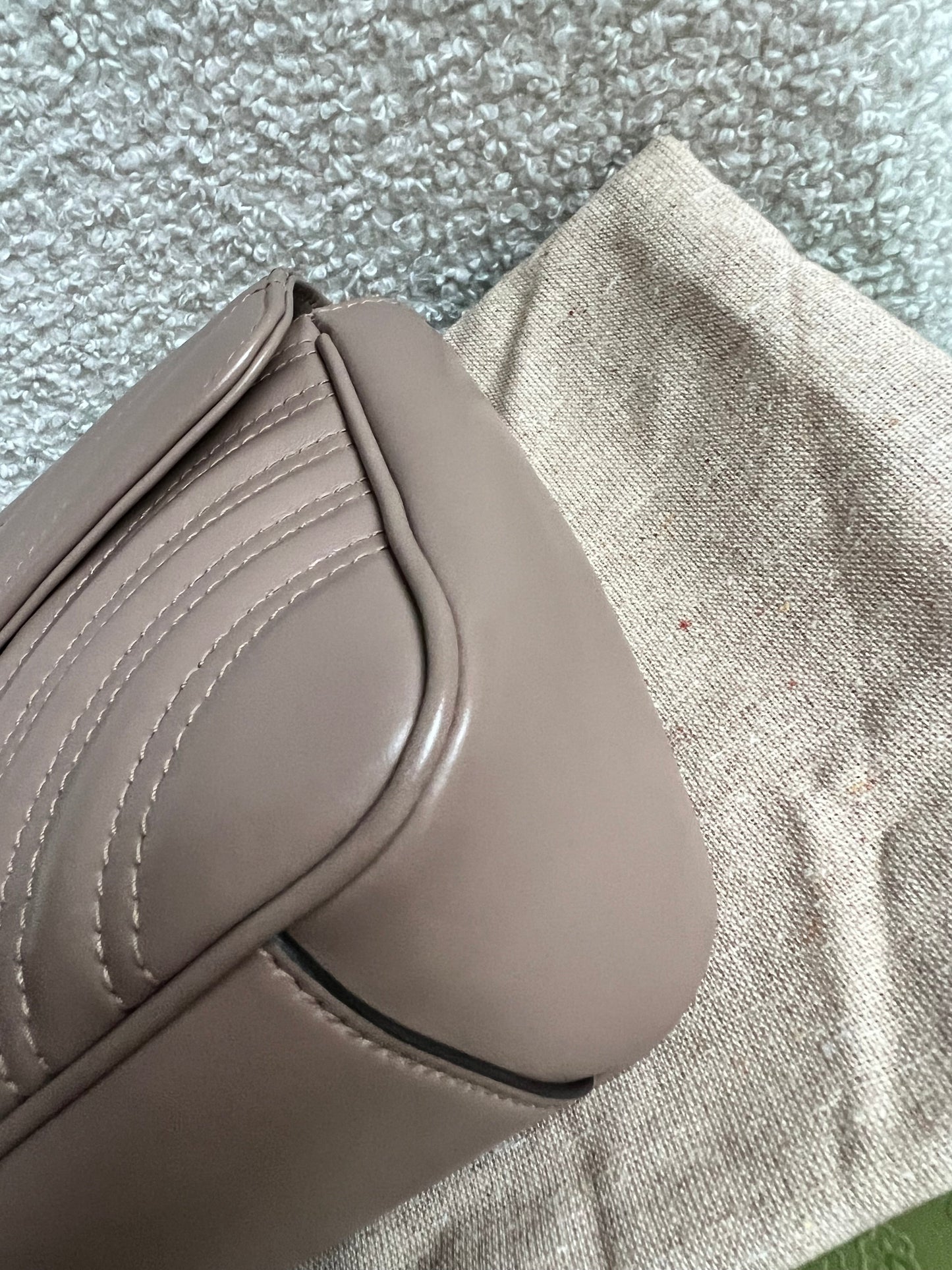 Gucci GG Dusty Pink Marmont Small Shoulder Bag (RRP £2070)