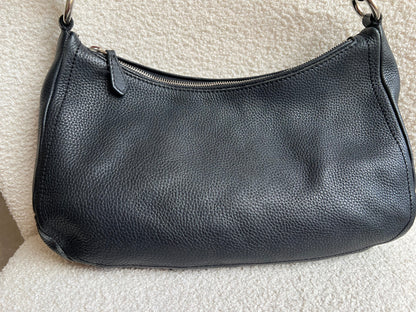 Prada Belted Zip Shoulder Bag Vitello Daino