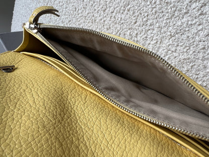 Mulberry Camomile Yellow Bayswater Clutch (RRP £495)