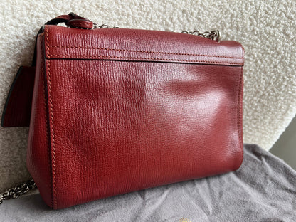 Mulberry Rust Regular Lily with Silver Hardware