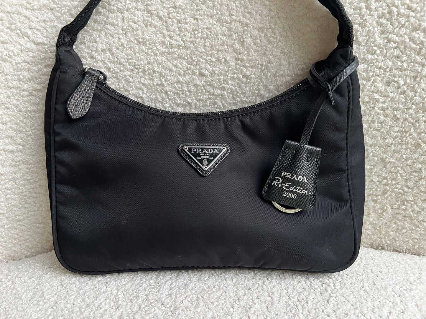 Prada Re-edition Black Nylon Shoulder Bag (RRP £920)
