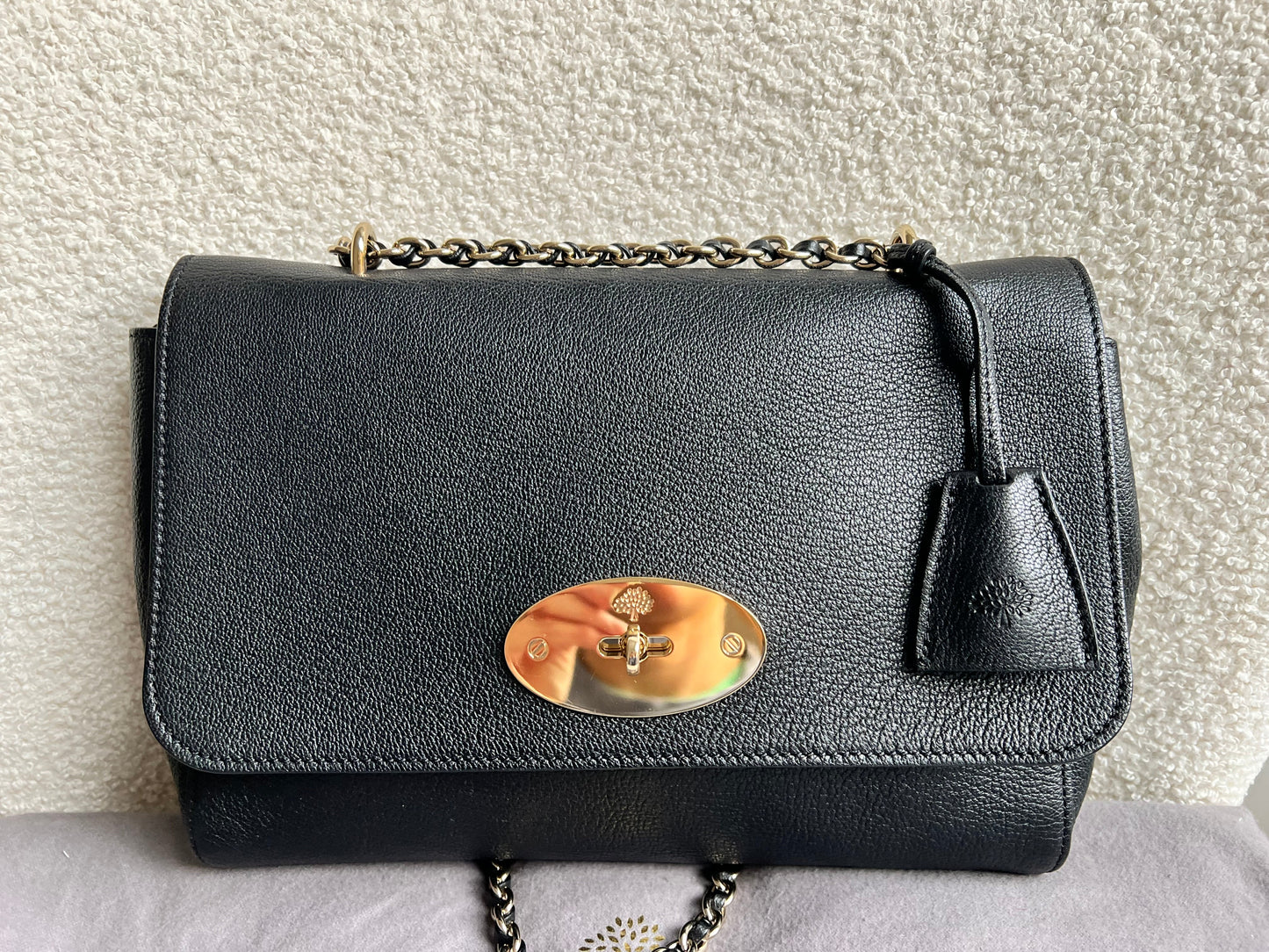 Mulberry Black Medium Lily with Gold Hardware (RRP £1195)