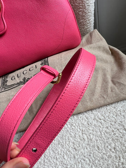 Gucci Pink Large Aphrodite Shoulder Bag (RRP £1760)