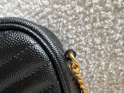 Yves Saint Laurent (YSL) Black Mini Lou Camera Bag (RRP £1285)