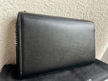 Yves Saint Laurent (YSL) Black Medium Kate with Silver Hardware (RRP £1730)