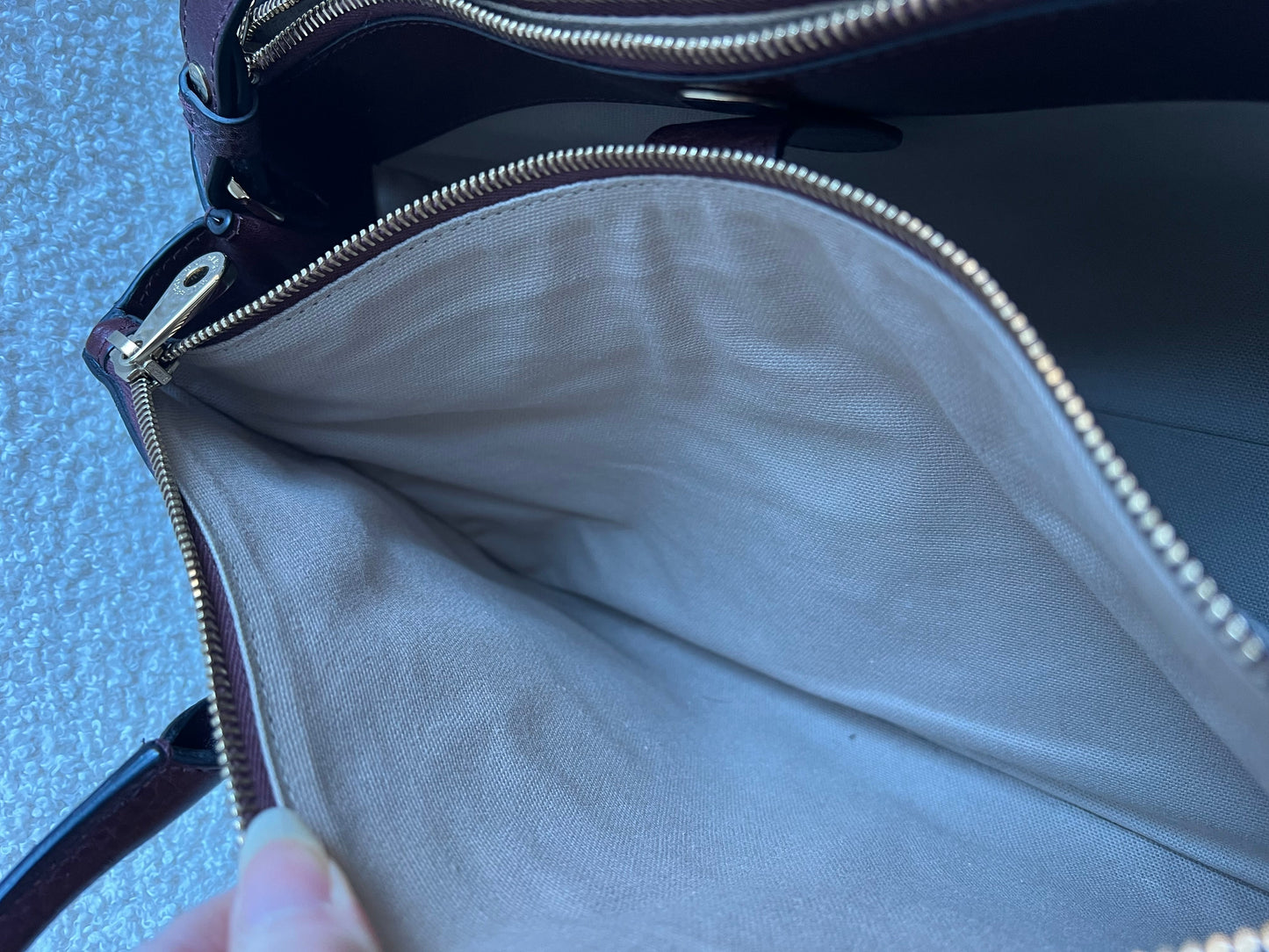 Mulberry Oxblood Small Double Zip Bayswater Tote (£1500)