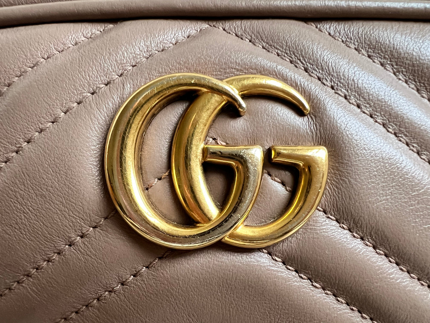 Gucci GG Dusty Pink Marmont Mini Shoulder Bag (RRP £1,360)