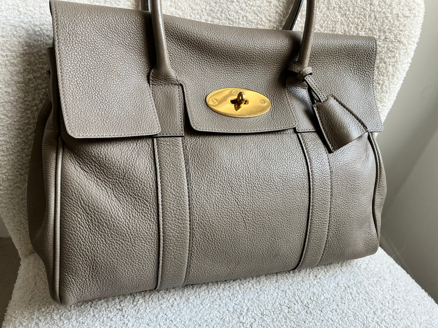 Mulberry Solid Grey Bayswater (RRP £1095)