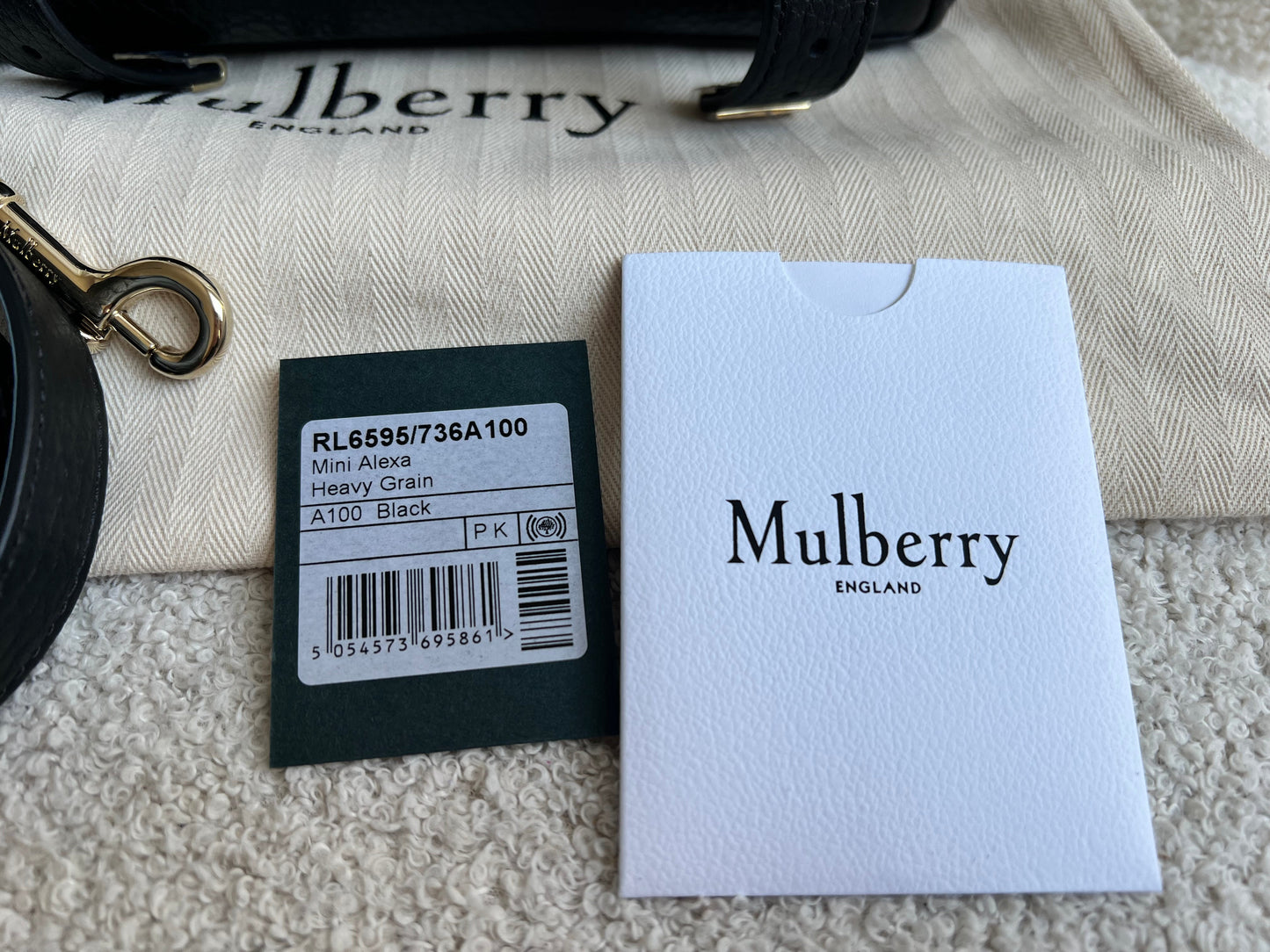 Mulberry Black Mini Alexa (RRP £995)