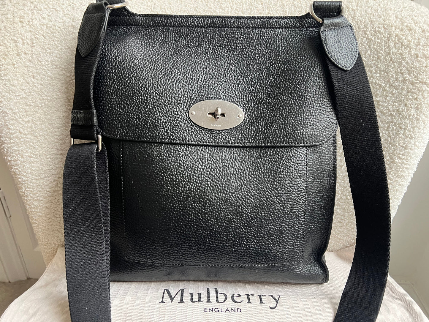 Mulberry Large Black Antony (RRP £825)