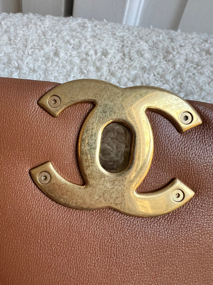 Chanel Small 19 in Caramel Lambskin (RRP £5,590)