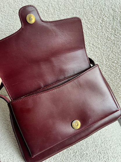 Gucci Burgundy Small Arli Shoulder Bag