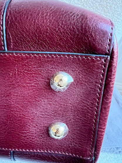 Mulberry Oxblood Small Double Zip Bayswater Tote (£1500)