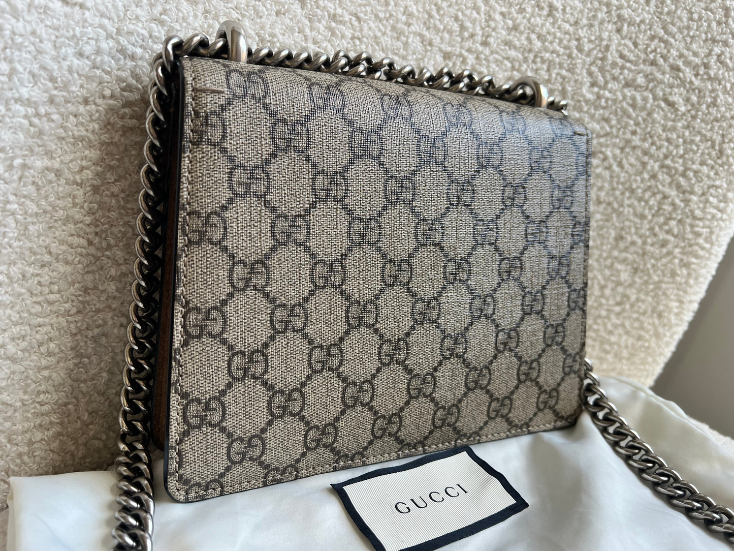 Gucci Dionysus GG Supreme Mini Shoulder Bag (RRP £1,890)