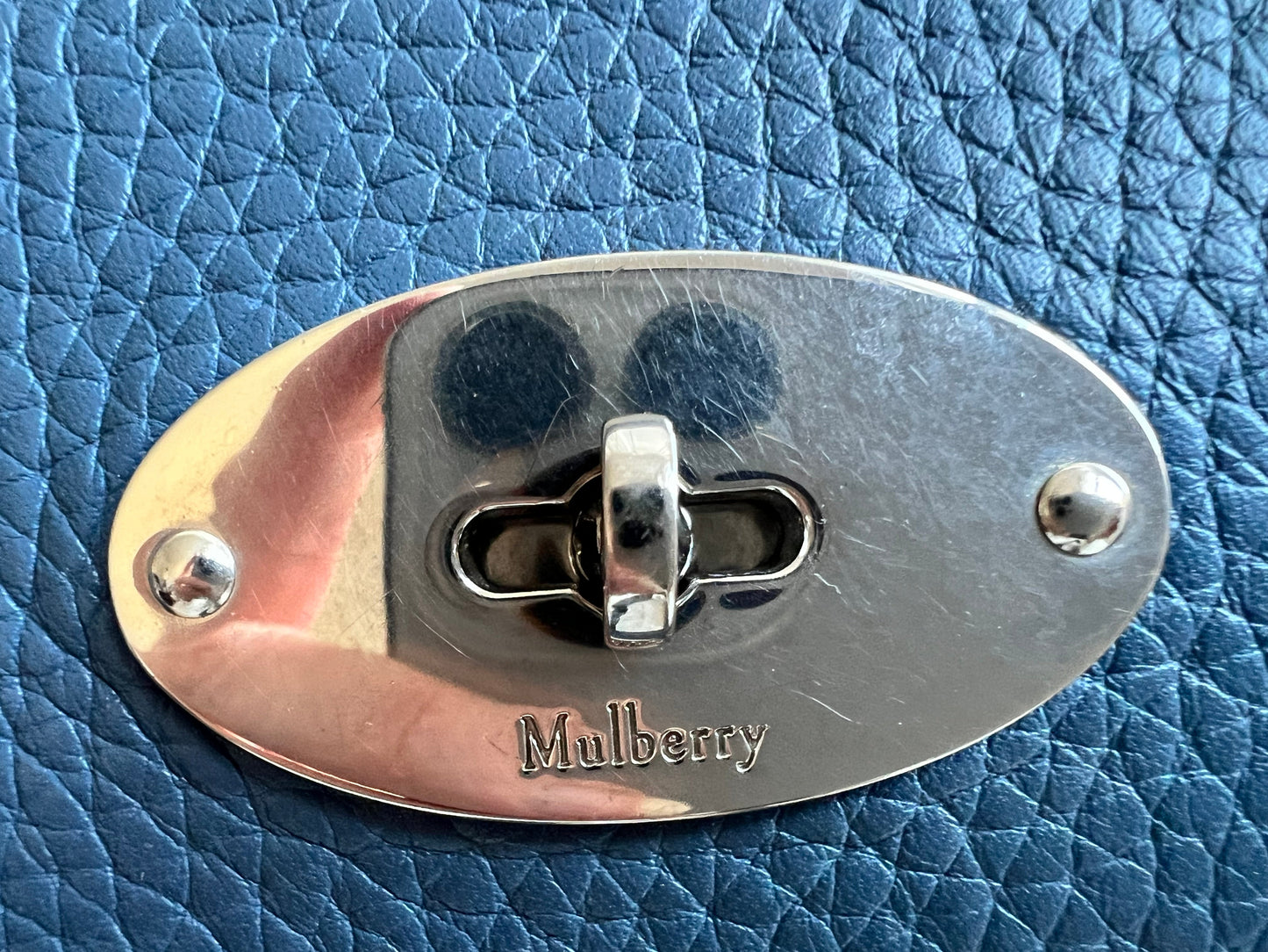 Mulberry Medium Deep Sea Blue Antony (RRP £695)