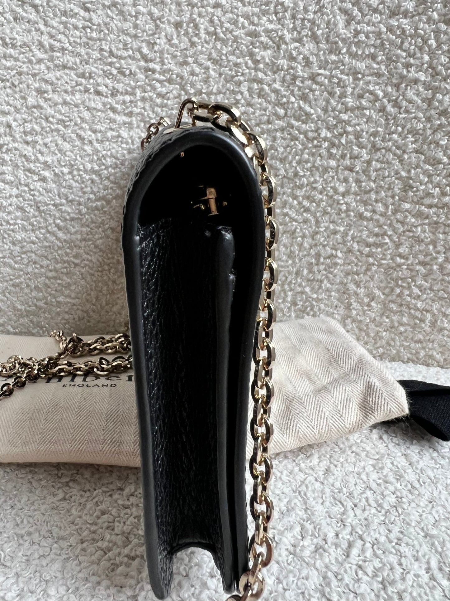 Mulberry Black Bayswater Clutch (RRP £495)