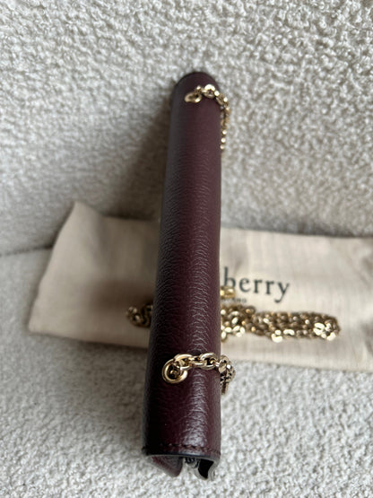 Mulberry Oxblood Bayswater Clutch (RRP £495)