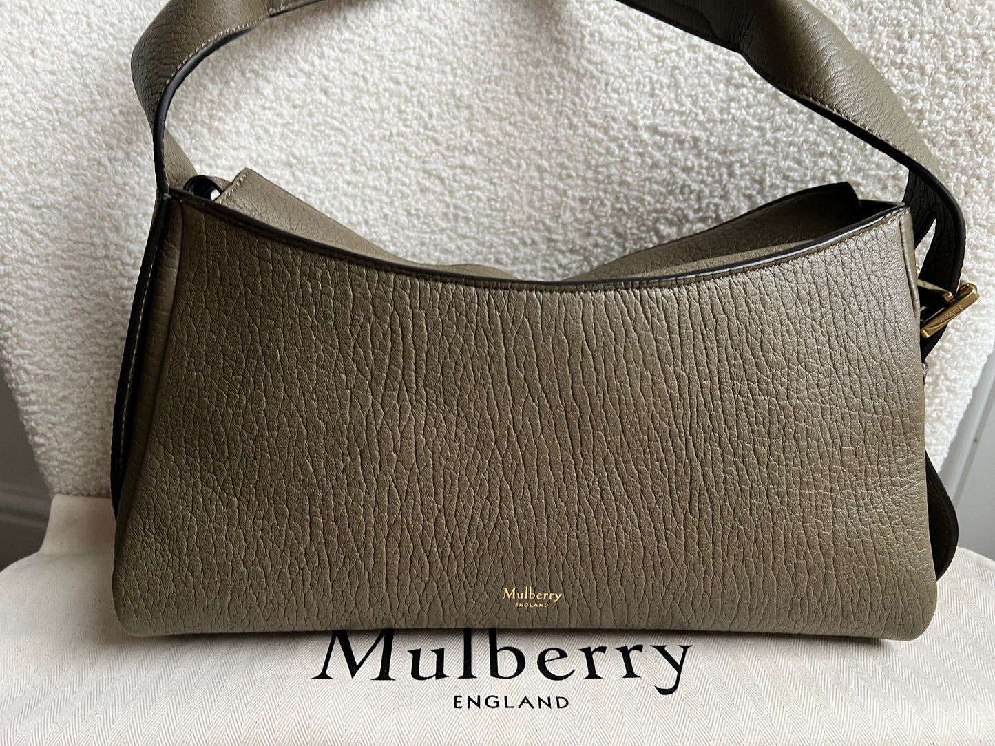 Mulberry Linen Green Maggie (RRP £995)