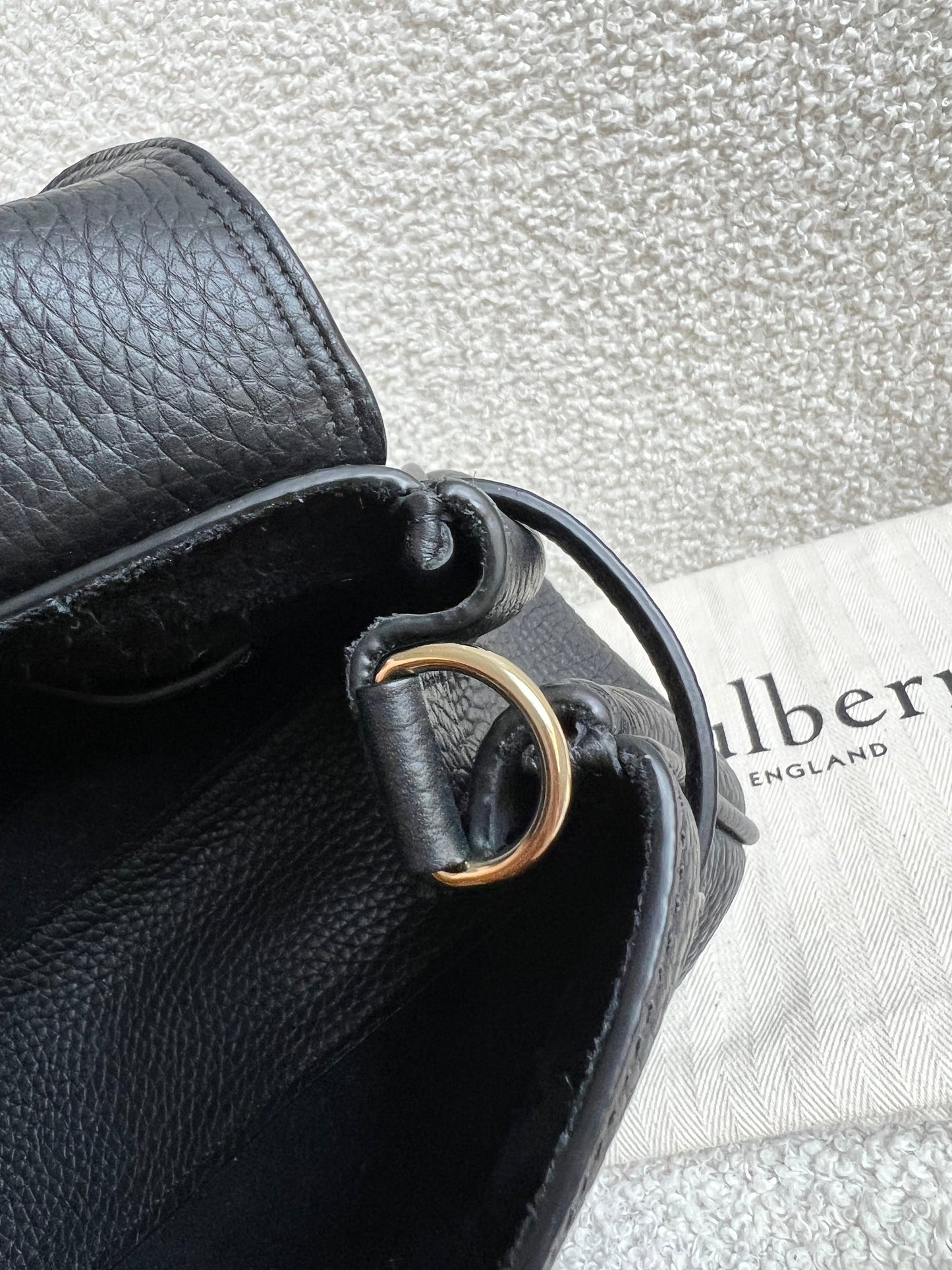 Mulberry Black Mini Alexa (RRP £995)