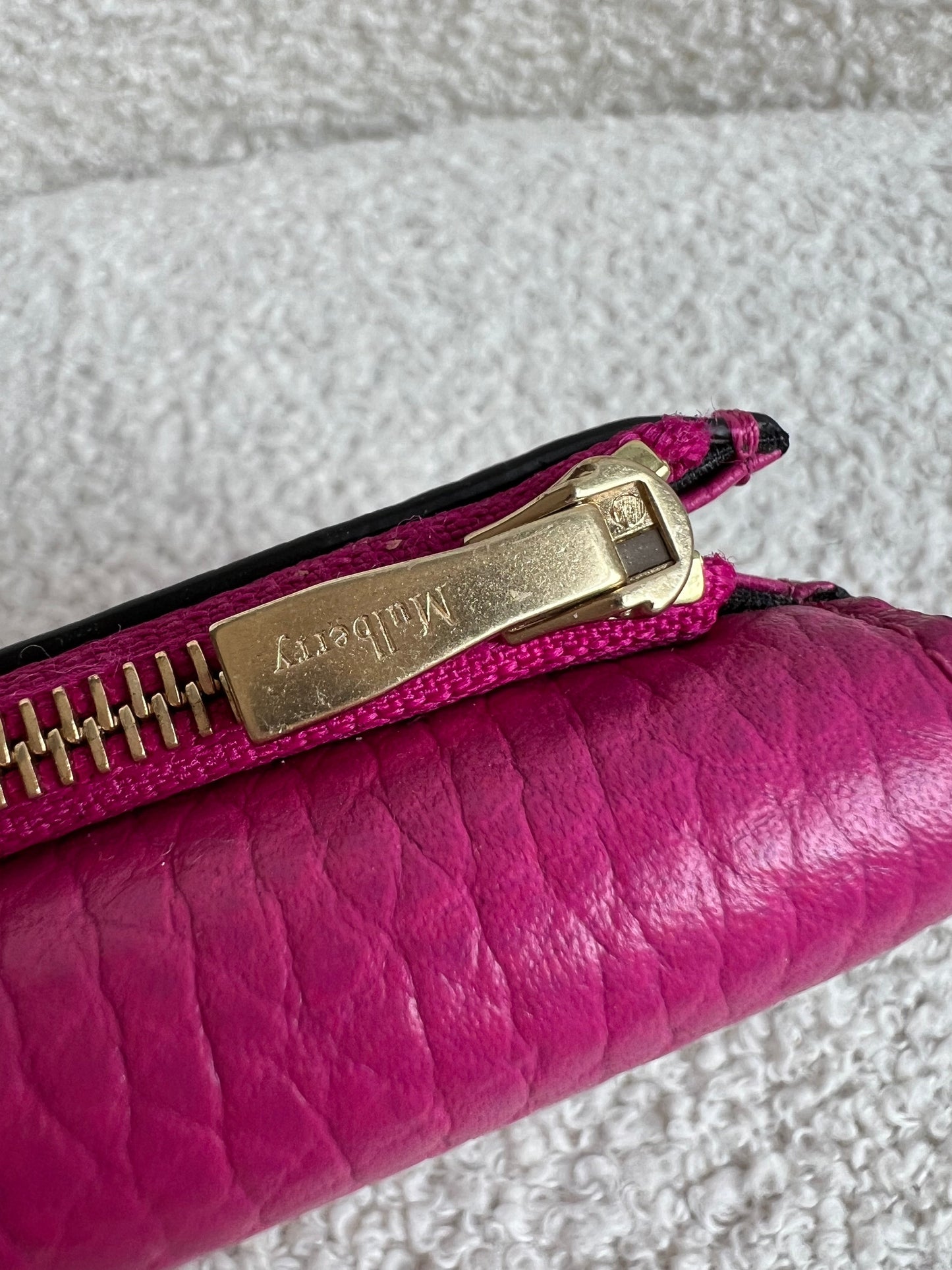Mulberry Pink Darley Folded Multi Card Wallet (RRP £265)