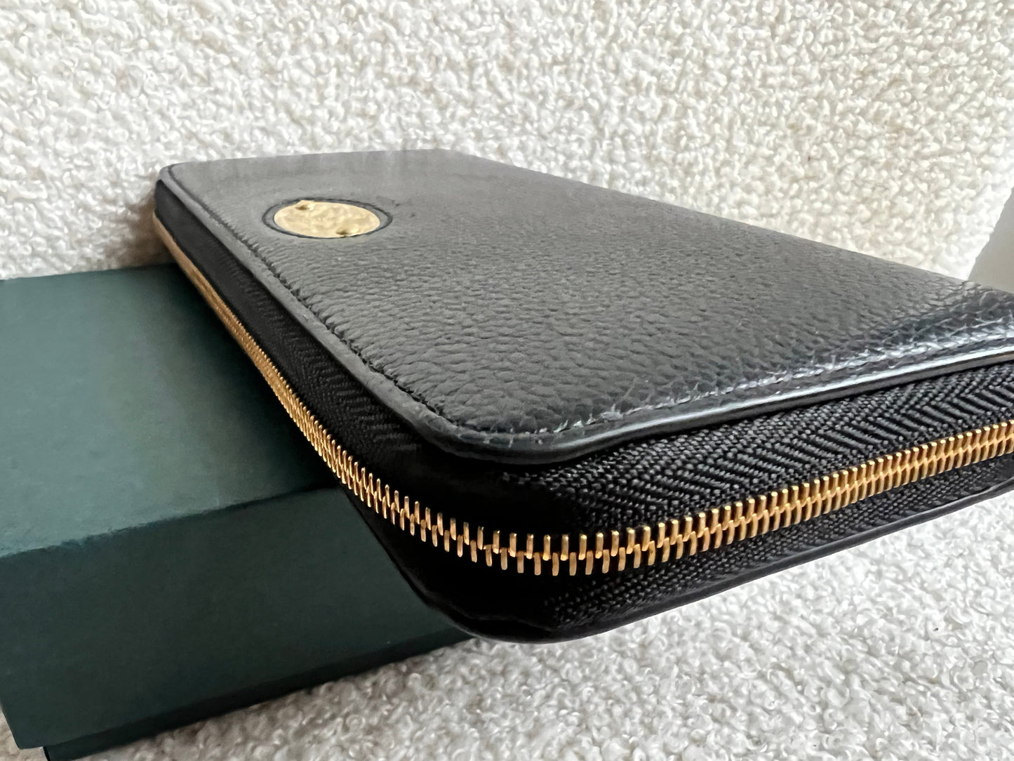 Mulberry Black Plaque Continental Wallet (RRP £375)
