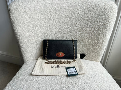 Mulberry Black Bayswater Clutch (RRP £495)