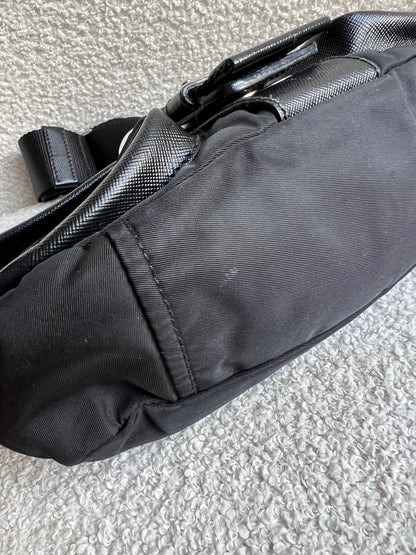 Prada Vintage Nylon Buckle Shoulder Bag