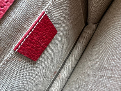 Gucci Interlocking GG Red Small Shoulder Bag