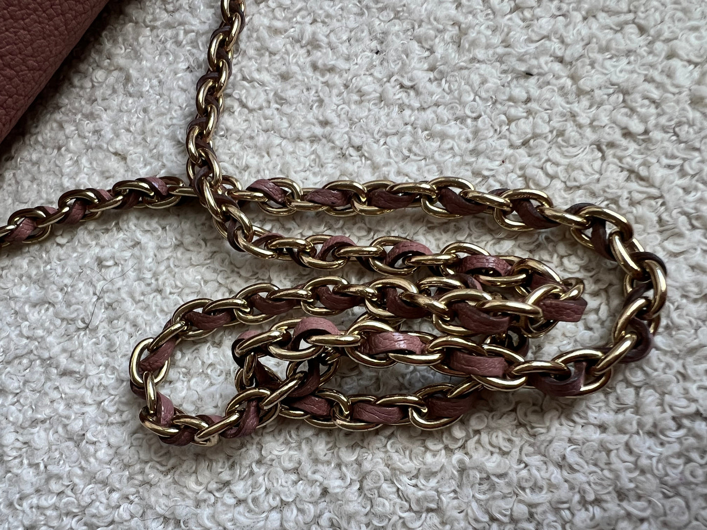 Mulberry Blush Regular Lily with Gold Hardware